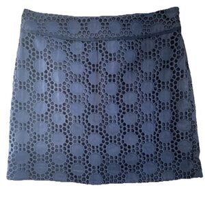 Vineyard Vines Vines Blue Eyelet Cotton Skirt
